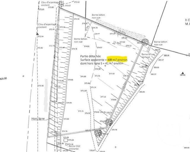 Terrain à vendre - 486 m2 - Laissaud - 73 - RHONE-ALPES