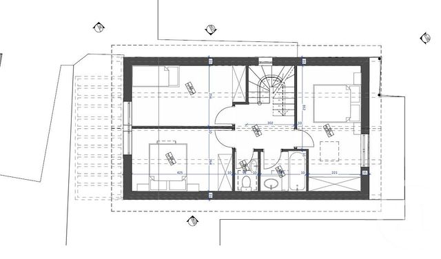 Terrain à vendre - 336 m2 - Chambery - 73 - RHONE-ALPES
